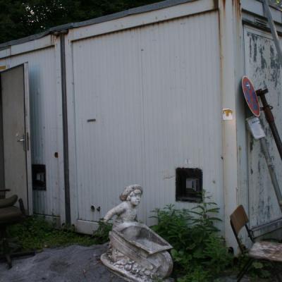 Baucontainer Vorher